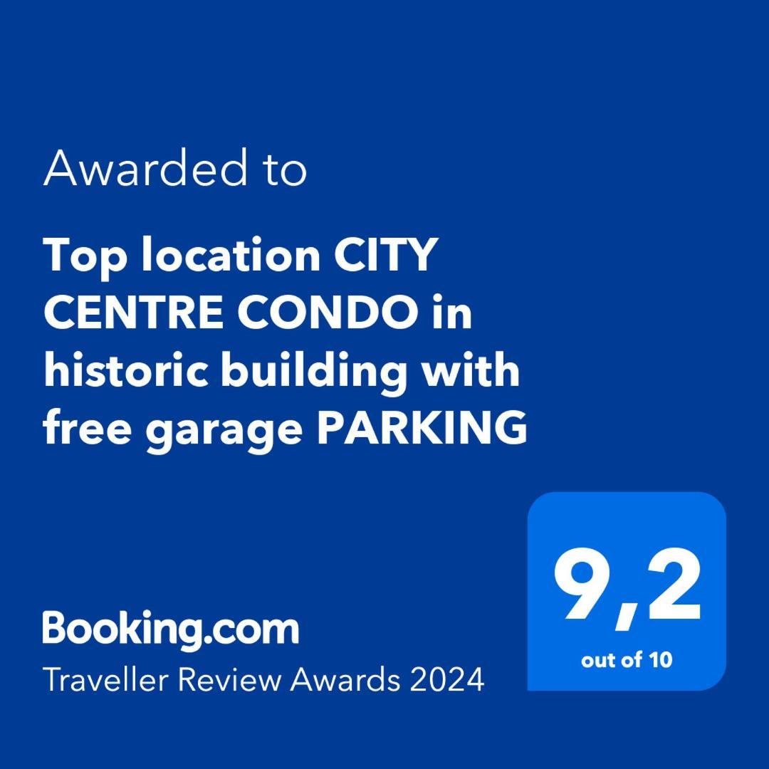 Top Location City Centre Condo In Historic Building With Free Garage Parking Lubiana Esterno foto